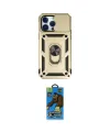 ieg™ iPhone 14 Pro Kılıf Ahenk Klasik - Siyah 18D Cam Ekran Koruyucu