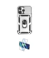 ieg™ iPhone 14 Pro Kılıf Ahenk Klasik - Siyah 3D Antistatik Cam Ekran Koruyucu