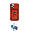 ieg™ iPhone 14 Pro Kılıf Ahenk Klasik - Siyah 3D Antistatik Cam Ekran Koruyucu