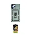 ieg™ iPhone 14 Pro Kılıf Ahenk Klasik - Siyah Buffer Cam Ekran Koruyucu