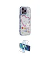 ieg™ iPhone 14 Pro Kılıf Ahenk Modern Serisi - Siyah 3D Antistatik Cam Ekran Koruyucu