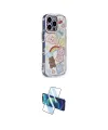 ieg™ iPhone 14 Pro Kılıf Ahenk Modern Serisi - Siyah 3D Antistatik Cam Ekran Koruyucu