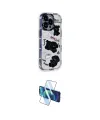 ieg™ iPhone 14 Pro Kılıf Ahenk Modern Serisi - Siyah 3D Antistatik Cam Ekran Koruyucu