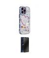 ieg™ iPhone 14 Pro Kılıf Ahenk Modern Serisi - Siyah 3D Antistatik Hayalet Cam Ekran Koruyucu