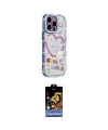 ieg™ iPhone 14 Pro Kılıf Ahenk Modern Serisi - Siyah Buffer Hayalet Cam Ekran Koruyucu