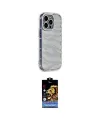 ieg™ iPhone 14 Pro Kılıf Ahenk Modern Serisi - Siyah Buffer Hayalet Cam Ekran Koruyucu