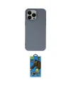 ieg™ iPhone 14 Pro Kılıf Ahenk Serisi - Siyah 18D Cam Ekran Koruyucu