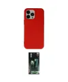 ieg™ iPhone 14 Pro Kılıf Ahenk Serisi - Siyah 360 Mat Full Body Arka Koruyucu