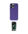 ieg™ iPhone 14 Pro Kılıf Ahenk Serisi - Siyah 360 Mat Full Body Arka Koruyucu