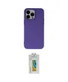 ieg™ iPhone 14 Pro Kılıf Ahenk Serisi - Siyah Polymer Nano Ekran Koruyucu