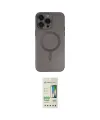 ieg™ iPhone 14 Pro Kılıf Akış Minimal Özel Seri - Siyah 20D Premium Cam Ekran Koruyucu