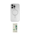 ieg™ iPhone 14 Pro Kılıf Akış Minimal Özel Seri - Siyah 20D Premium Cam Ekran Koruyucu