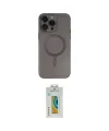 ieg™ iPhone 14 Pro Kılıf Akış Minimal Özel Seri - Siyah Polymer Nano Ekran Koruyucu