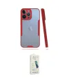 ieg™ iPhone 14 Pro Kılıf Atlas Asil Serisi - Şeffaf Pasifik Cam Ekran Koruyucu