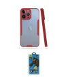 ieg™ iPhone 14 Pro Kılıf Atlas Asil Serisi - Siyah 18D Cam Ekran Koruyucu