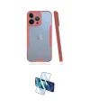 ieg™ iPhone 14 Pro Kılıf Atlas Asil Serisi - Siyah 3D Antistatik Cam Ekran Koruyucu