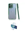 ieg™ iPhone 14 Pro Kılıf Atlas Asil Serisi - Siyah 3D Antistatik Cam Ekran Koruyucu