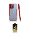 ieg™ iPhone 14 Pro Kılıf Atlas Asil Serisi - Siyah Buffer Cam Ekran Koruyucu