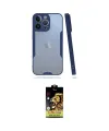 ieg™ iPhone 14 Pro Kılıf Atlas Asil Serisi - Siyah Buffer Cam Ekran Koruyucu