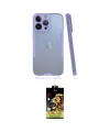 ieg™ iPhone 14 Pro Kılıf Atlas Asil Serisi - Siyah Buffer Cam Ekran Koruyucu