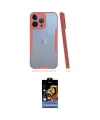 ieg™ iPhone 14 Pro Kılıf Atlas Asil Serisi - Siyah Buffer Hayalet Cam Ekran Koruyucu