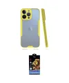 ieg™ iPhone 14 Pro Kılıf Atlas Asil Serisi - Siyah Buffer Hayalet Cam Ekran Koruyucu