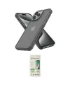 ieg™ iPhone 14 Pro Kılıf Atlas Form - Siyah 20D Premium Cam Ekran Koruyucu