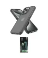 ieg™ iPhone 14 Pro Kılıf Atlas Form - Siyah 360 Mat Full Body Arka Koruyucu