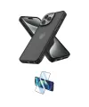 ieg™ iPhone 14 Pro Kılıf Atlas Form - Siyah 3D Antistatik Cam Ekran Koruyucu