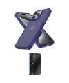 ieg™ iPhone 14 Pro Kılıf Atlas Form - Siyah 3D Antistatik Hayalet Cam Ekran Koruyucu