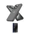 ieg™ iPhone 14 Pro Kılıf Atlas Form - Siyah 3D Antistatik Hayalet Cam Ekran Koruyucu