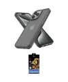 ieg™ iPhone 14 Pro Kılıf Atlas Form - Siyah Buffer Hayalet Cam Ekran Koruyucu