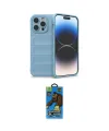 ieg™ iPhone 14 Pro Kılıf Atlas Koleksiyonu - Siyah 18D Cam Ekran Koruyucu