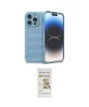 ieg™ iPhone 14 Pro Kılıf Atlas Koleksiyonu - Siyah Mat Seramik Nano Ekran Koruyucu