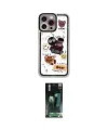 ieg™ iPhone 14 Pro Kılıf Çekirdek Asil - Siyah 360 Mat Full Body Arka Koruyucu