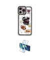 ieg™ iPhone 14 Pro Kılıf Çekirdek Asil - Siyah 3D Antistatik Cam Ekran Koruyucu