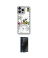 ieg™ iPhone 14 Pro Kılıf Çekirdek Asil - Siyah 3D Antistatik Hayalet Cam Ekran Koruyucu