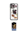 ieg™ iPhone 14 Pro Kılıf Çekirdek Asil - Siyah Buffer Hayalet Cam Ekran Koruyucu