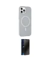ieg™ iPhone 14 Pro Kılıf Çekirdek Modern Prime - Siyah 3D Antistatik Hayalet Cam Ekran Koruyucu