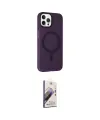 ieg™ iPhone 14 Pro Kılıf Çekirdek Modern Prime - Siyah Bilvis 3D Mat Cam Ekran Koruyucu