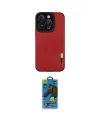 ieg™ iPhone 14 Pro Kılıf Doruk Asil Koleksiyonu - Siyah 18D Cam Ekran Koruyucu