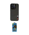 ieg™ iPhone 14 Pro Kılıf Doruk Asil Koleksiyonu - Siyah 18D Cam Ekran Koruyucu