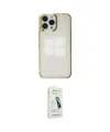 ieg™ iPhone 14 Pro Kılıf Doruk Doku Prime - Şeffaf Pasifik Cam Ekran Koruyucu