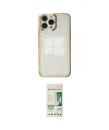 ieg™ iPhone 14 Pro Kılıf Doruk Doku Prime - Siyah 20D Premium Cam Ekran Koruyucu