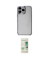 ieg™ iPhone 14 Pro Kılıf Doruk Doku Prime - Siyah 20D Premium Cam Ekran Koruyucu