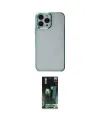 ieg™ iPhone 14 Pro Kılıf Doruk Doku Prime - Siyah 360 Mat Full Body Arka Koruyucu