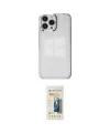 ieg™ iPhone 14 Pro Kılıf Doruk Doku Prime - Siyah 6D Mat Seramik Hayalet Nano Ekran Koruyucu
