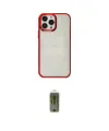 ieg™ iPhone 14 Pro Kılıf Doruk Doku Prime - Siyah Joko Magic 5D Hayalet Cam