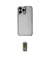 ieg™ iPhone 14 Pro Kılıf Doruk Doku Prime - Siyah Joko Magic 5D Hayalet Cam