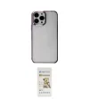 ieg™ iPhone 14 Pro Kılıf Doruk Doku Prime - Siyah Mat Seramik Nano Ekran Koruyucu